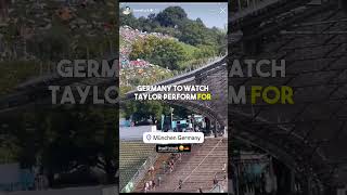 A Huge Crowd Is Waiting On A Hill For Taylor Swifts Eras Tour Concert