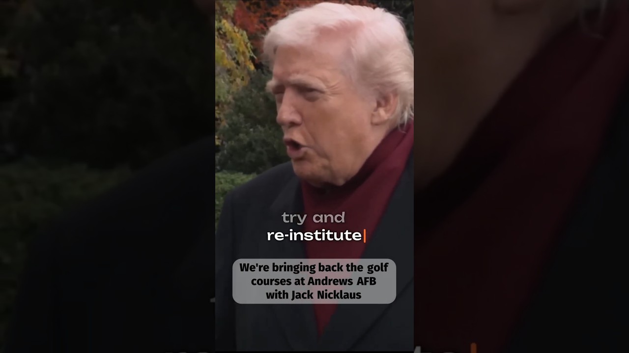 Трамп заявил, что Джек Никлаус спроектирует новые поля для гольфа на авиабазе Эндрюс 