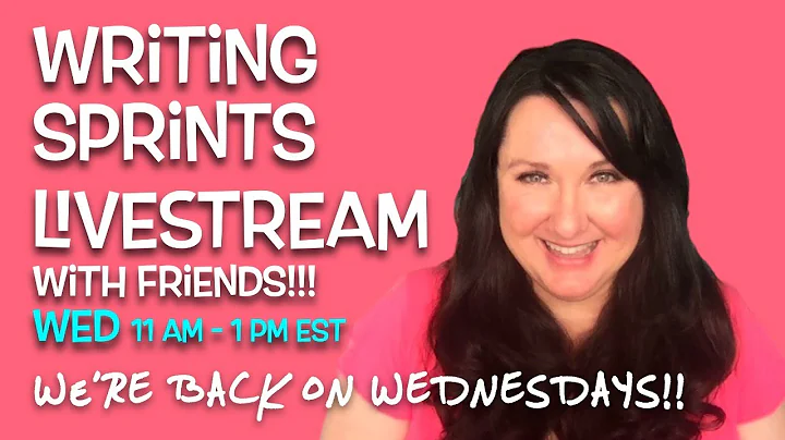 Word Sprints Wednesday! LIVESTREAM |  meet  =