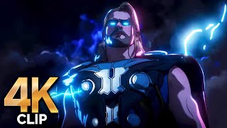 Thor Saves Avengers Scene | WHAT IF SEASON 2 (2023) CLIP 4K