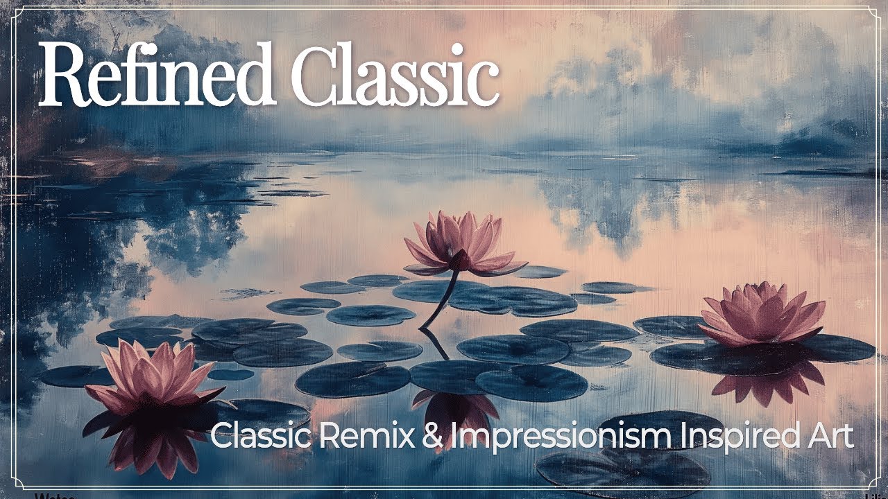 [Refined Classic]'Humoresque·Trumpet Concerto·Salut d'Amour'🎻Weekend Healing with Impressionist Art✨