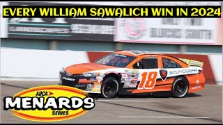 Every William Sawalich Win - ARCA Menards Series 2024