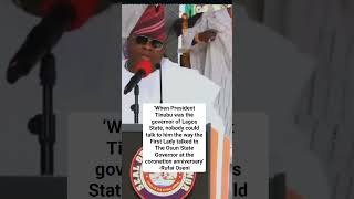Watch Governor Adeleke being disgraced by Remi Tinubu
