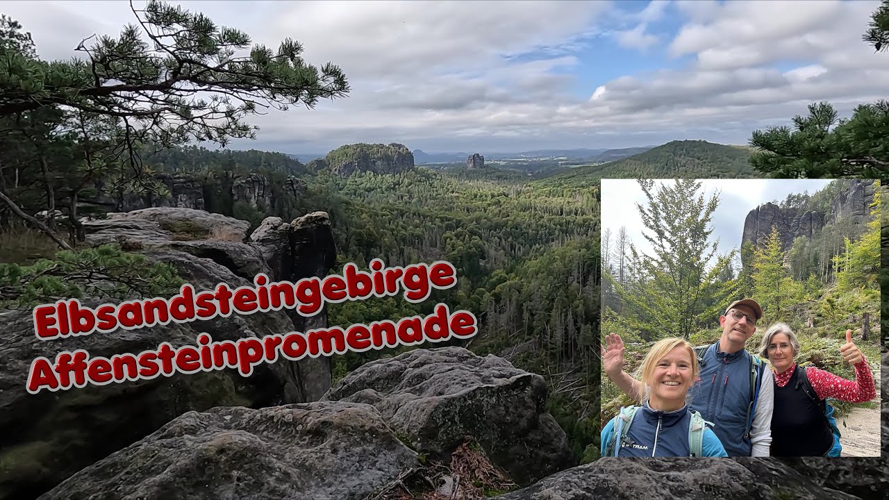 Sächsische Schweiz - Affensteinpromenade bei Bad Schandau-Schmilka