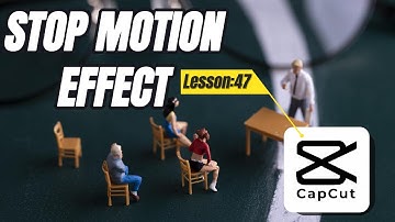 How to Create a Stop Motion Effect in CapCut PC - Lesson 47 CapCut Tutorial
