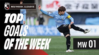 Super strikes start the J.League season! | 2024 J.LEAGUE TOP GOALS | MW 1