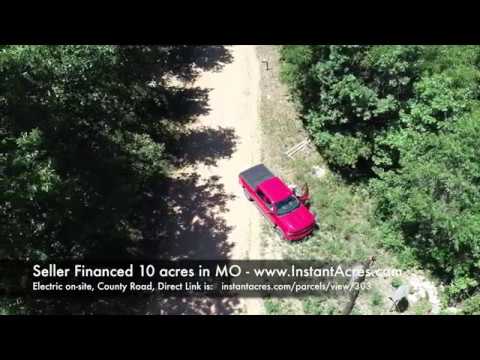 Seller Financed - Save $ on messy 10 acres with power meter and privacy in Ozarks - ID#CR10