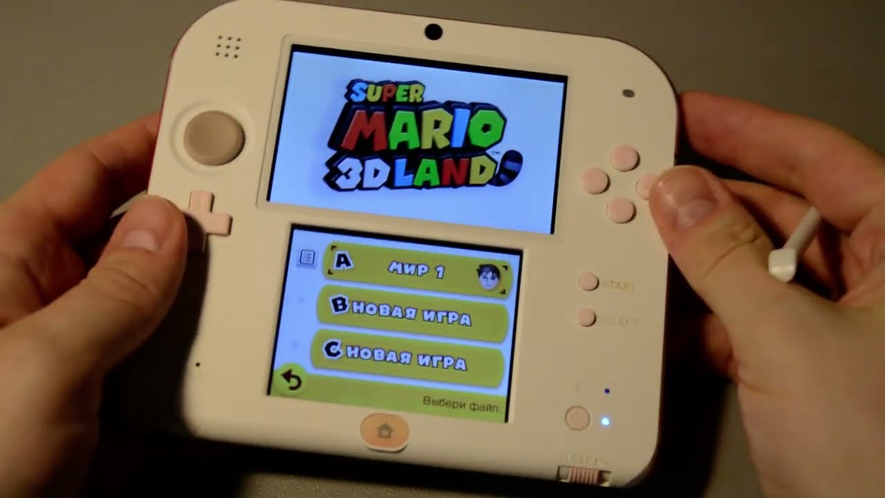 Super Mario 3D Land | World 1-3 | World 1-4 | 2DS Handheld Gameplay 2025