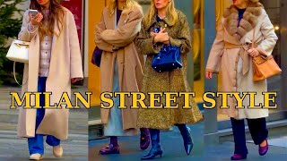 Milan Street Fashion 2025✨Stylish Cold-Season Outfits, Timeless Elegance and Best Italian Trends