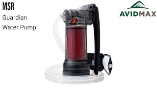 MSR Guardian Purifier Water Pump Review | AvidMax