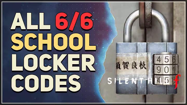 All School Locker Codes Silent Hill f