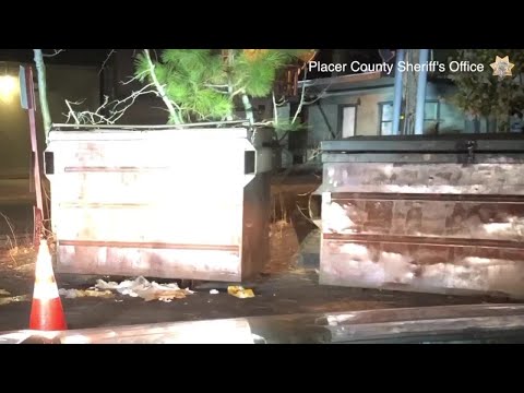 VIDEO: ‘T-Shirt’ The Bear Gets Stuck In Dumpster Near Lake Tahoe, Again