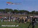 Flying a giant kite in Sagamihara, Kanagawa, Japan in early May. Photos here: photoguide.jp