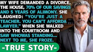 My wife wanted a divorce and laughed 'cause I had no lawyer – but in court, she froze... | Stories screenshot 3