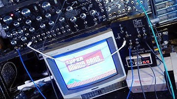 A look inside the Modified Nes Controller To Make Modular Synths Talk To A Nintendo NES