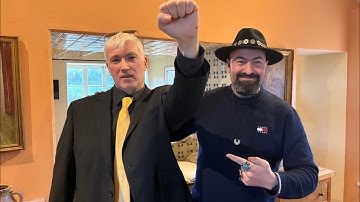 Wizard Dr Amir zaps centipede parasite from James Casbolt’s spine in Zennor 