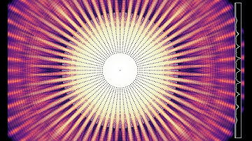 Waves escaping a ring of obstacles: Polar grid