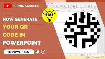 Cool Feature Add Your QR Code At the End of Presentation || ICONIC ACADEMY