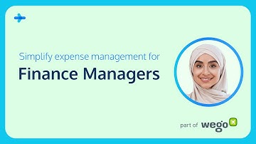 WegoPro For Finance Managers - Your All-In-One Expense Management Tool