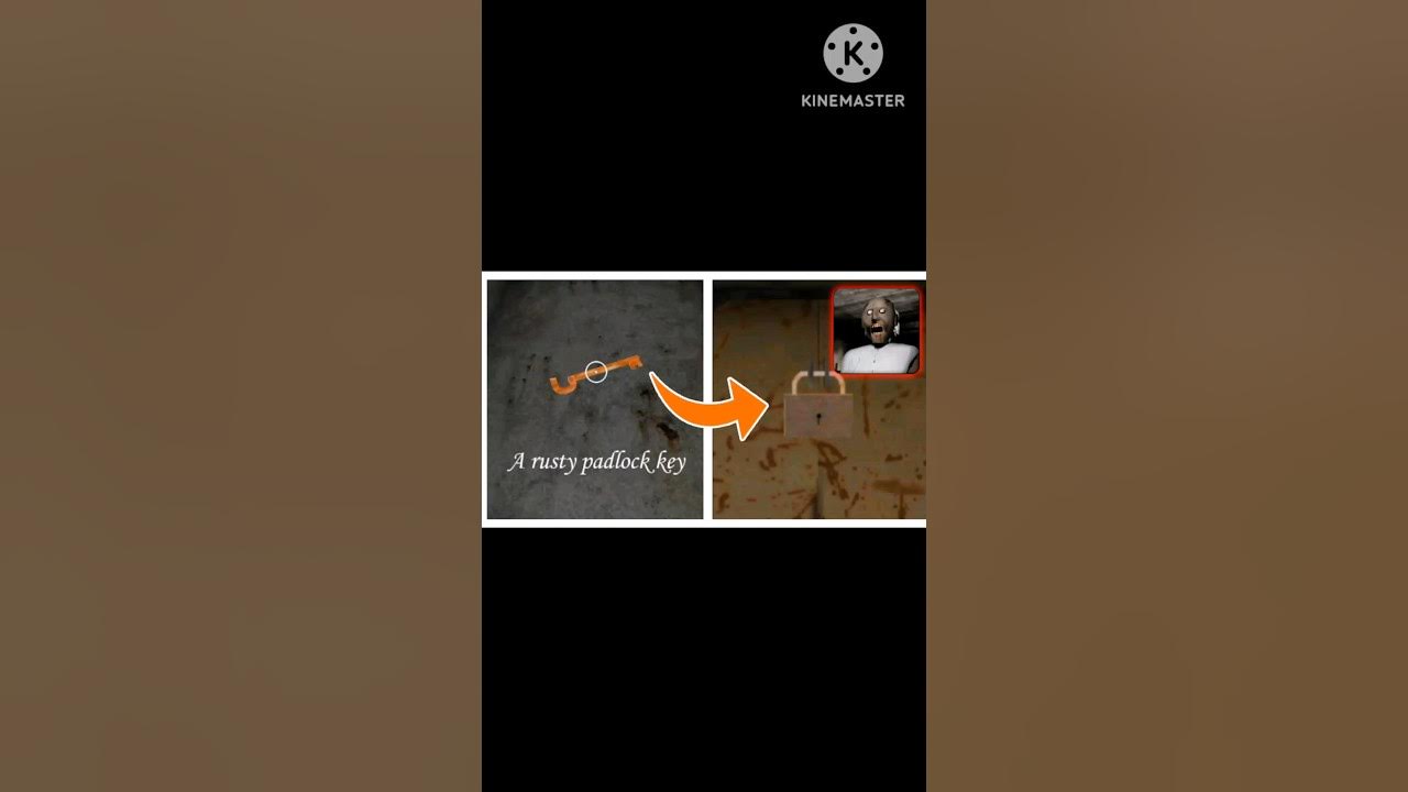 where is rusty padlock key in Granny house granny YouTube