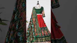 Kalamkari Lehenga Choli Collection #shorts #lehenga #trending screenshot 5