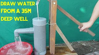 DIY well water pump || Great applications of plastic pipes