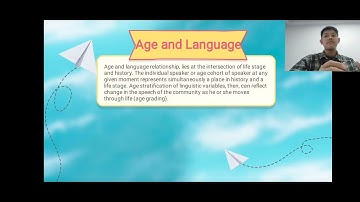 Gender and Age in Sociolinguistic - Presented by Group 6 (Sociolinguistic Presentation)