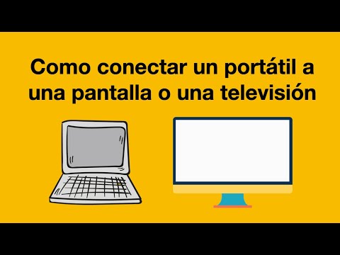 Vídeo: Com Connectar Un Monitor A Un Ordinador Portàtil