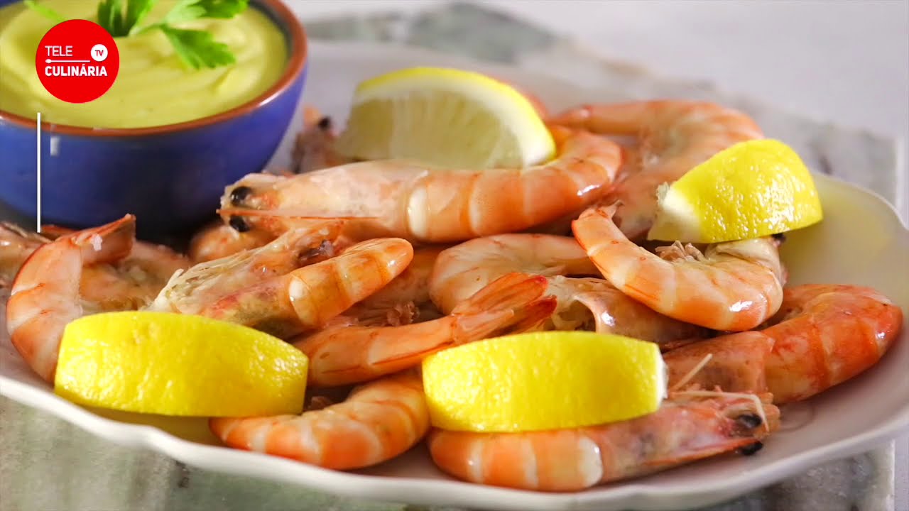 Boiled Shrimp with Mayonnaise