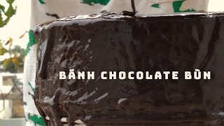 Bánh chocolate bùn | Cách làm bánh bông lan sô cô la