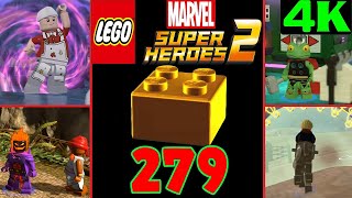 LEGO Marvel Super Heroes 2 - All 279 GOLD Bricks - All quest Gold Bricks - All Stan Lee in Peril