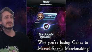 Why you're losing Cubes to Marvel Snap's Matchmaking!