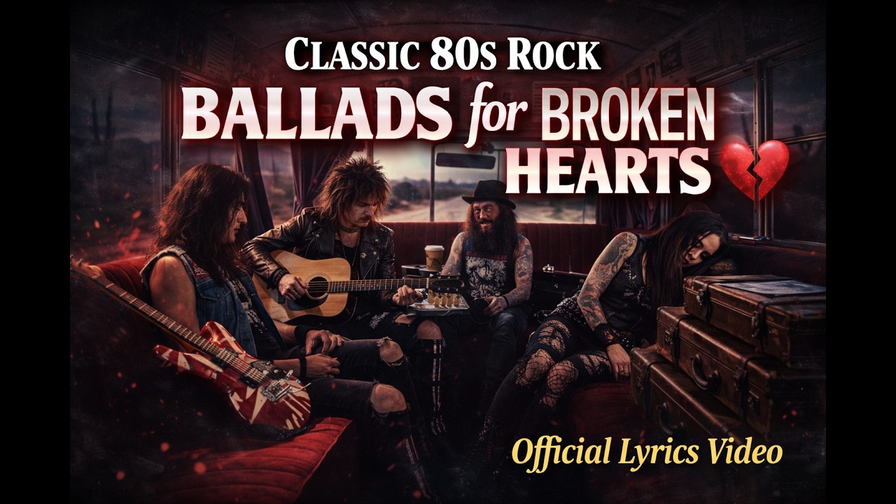 Classic 80s Rock Ballads for Broken Hearts 💔 | Official Lyrics Video ...