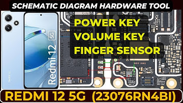 Redmi 12 5g 23076RN4BI Power key On Off and Volume key not work | Schematic Diagram | DMR SOLUTION