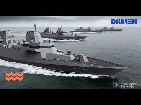 German Navy Frigate F126 (MKS 180) made by Thales and Damen Group