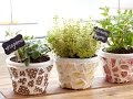 【DIY】壊れた植木鉢をお洒落にかわいく再利用＆活用方法♡～Broken how to take advantage and fashionable reuse flowerpot.