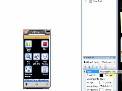 How to make a Hello World Program on VB 2008.FLV