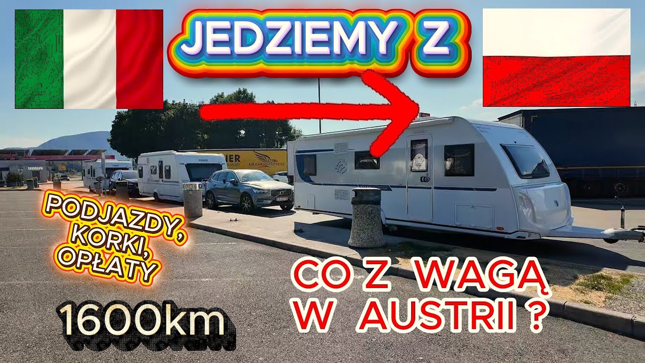 Droga z WŁOCH DO POLSKI 2025 - 1600km. Zepsuta bramka na autostradzie. (vlog #195)