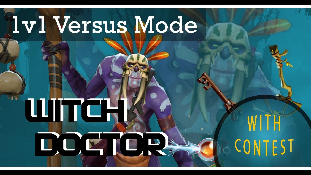 Dota 2 1v1 Versus Mode Witch Doctor Special Edition YouTube