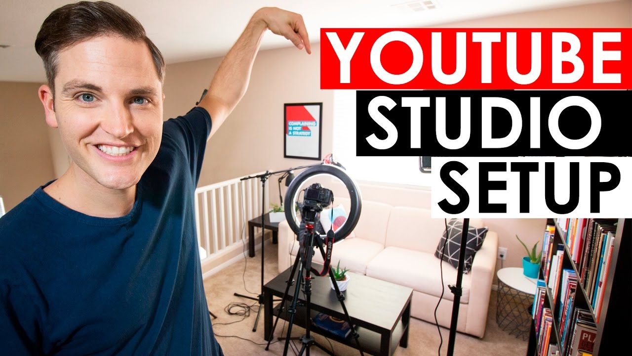 New YouTube Studio Setup - Home Video Studio Setup and Tour
