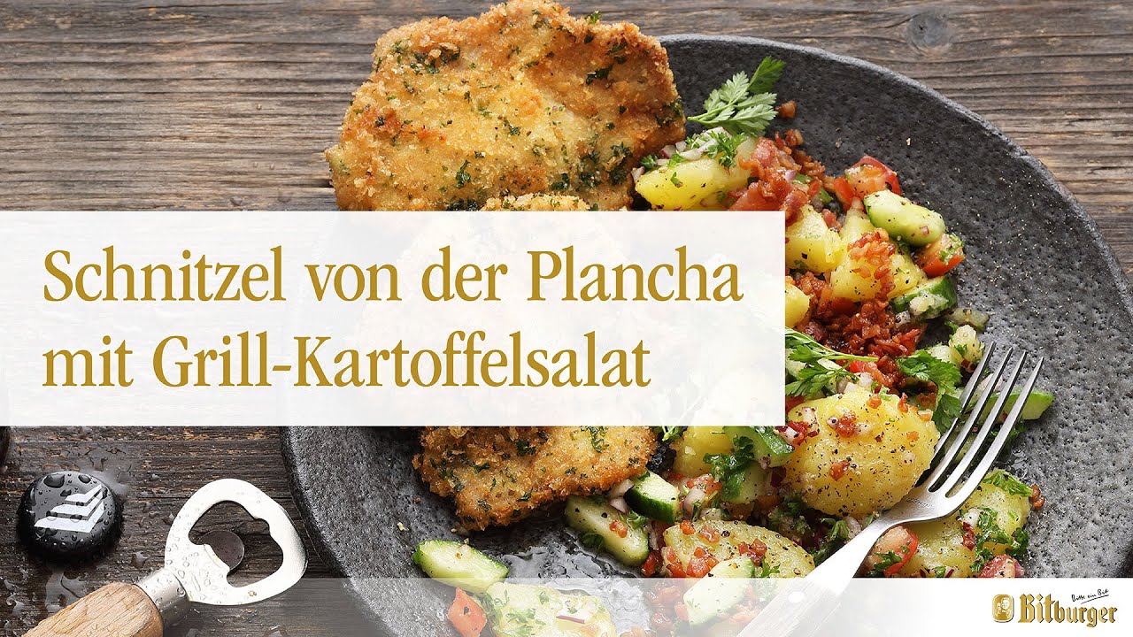 Bitburger grillt mit Manuel Weyer: Schnitzel von der Plancha