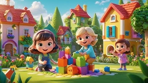 Building Block Boogie | Fun Building Blocks Song for Kids | Nursery Rhymes in English