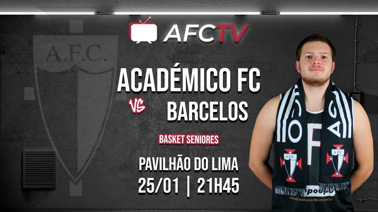 AFCTV - Basket: Académico FC X Basquete de Barcelos - YouTube