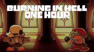 Burning in Hell Song - Friday Night Funkin' VS Indie Cross V1 - [FULL SONG] - (1 HOUR)