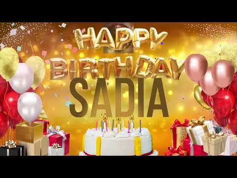 SADiA Happy Birthday Sadia