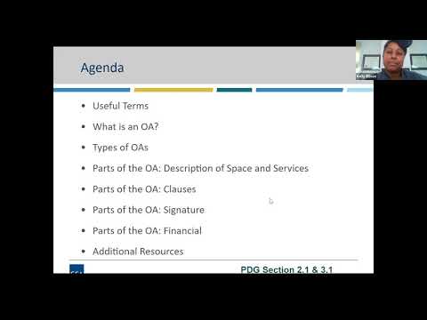 GSA PBS Client Enrichment Series - Introduction to Occupancy Agreements