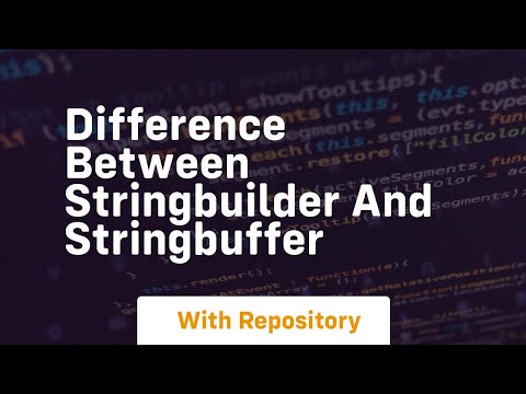 difference between stringbuilder and stringbuffer