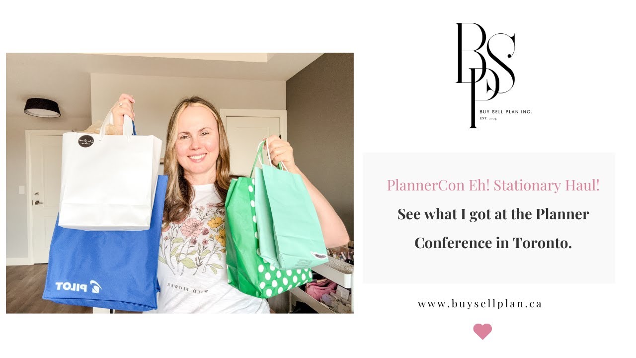 PlannerCon Eh! Stationary Haul from the 2024 Toronto Planner Conference