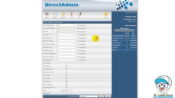 การสร้าง/จัดการแพ็คเกจเพื่อให้บริการ DirectAdmin Reseller Level EP.01