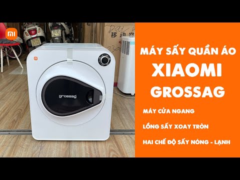 Video Máy sấy quần áo Xiaomi Grossag - youtube